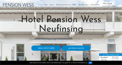 Desktop Screenshot of pension-wess.de