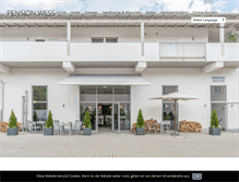 Tablet Screenshot of pension-wess.de